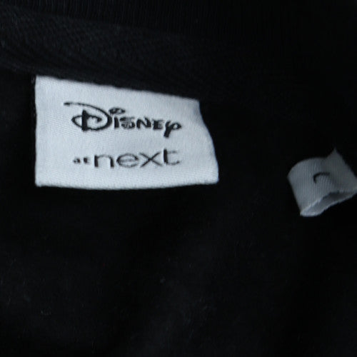 Disney Next Black Christmas Sweatshirt Women’s L Mickey Crew Neck