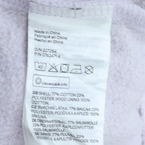 H&M Disney Women White Hoodie Size S Pullover Cotton Blend Mickey Design