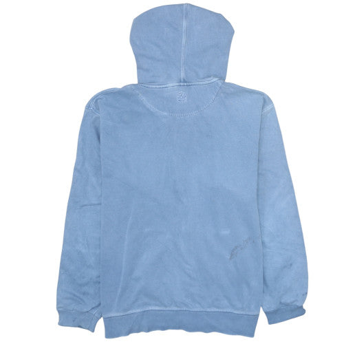 Timberland Men’s Blue Full Zip Hoodie Size L Fleece Cotton Blend