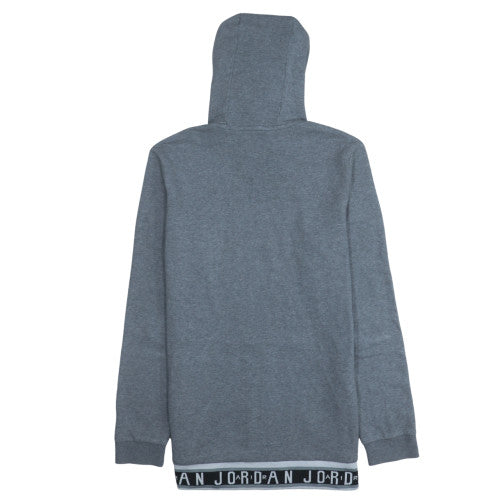 Jordan Men's Grey Pullover Hoodie M Regular Fit Sportswear