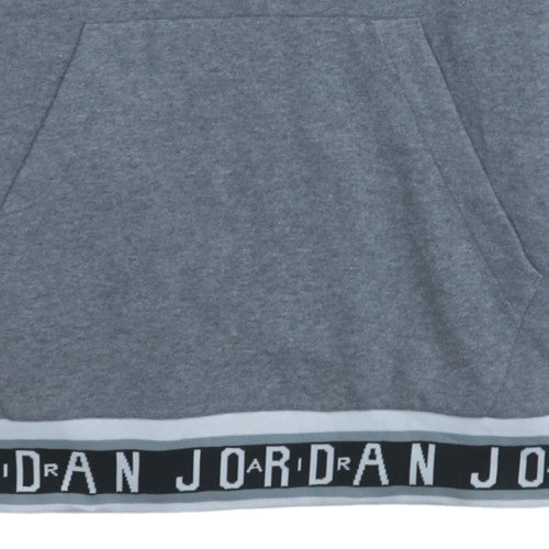 Jordan Men's Grey Pullover Hoodie M Regular Fit Sportswear