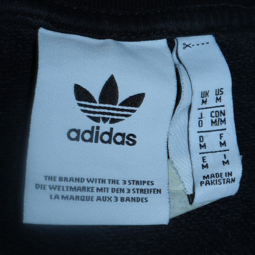 Adidas Men's Black Crew Neck Pullover Sweatshirt M
