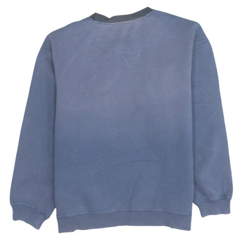 Fila Mens Blue Crew Neck Pullover Sweatshirt Size L