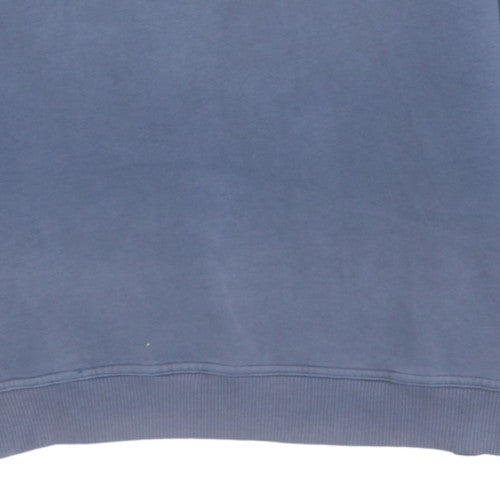 Fila Mens Blue Crew Neck Pullover Sweatshirt Size L