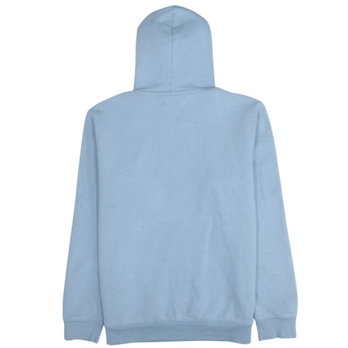 Adidas Mens Blue Pullover Hoodie Size L Regular Fit Fleece Sweatshirt