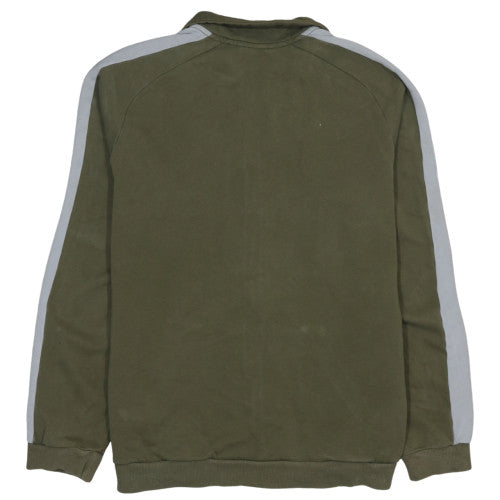 Puma Men’s Green Full Zip Sweatshirt Size L Regular Fit