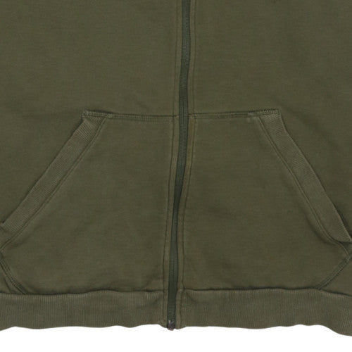 Puma Men’s Green Full Zip Sweatshirt Size L Regular Fit