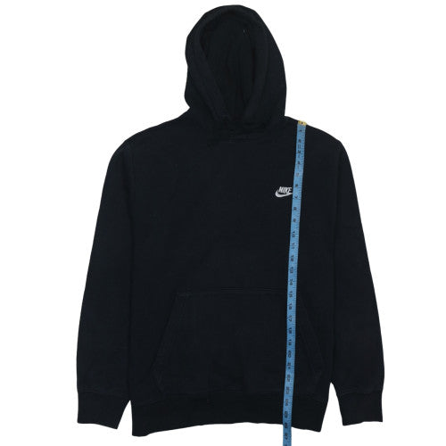 Nike Men's Black Pullover Hoodie L Fleece Logo Sportswear