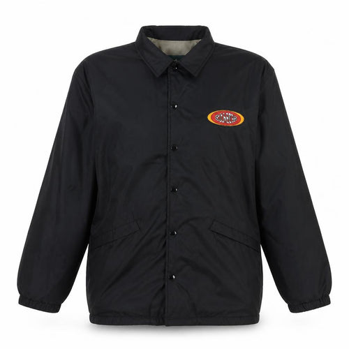 Dunbrooke Mens Black XL Sports Coach Jacket with Logo