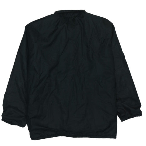 Dunbrooke Mens Black XL Sports Coach Jacket with Logo