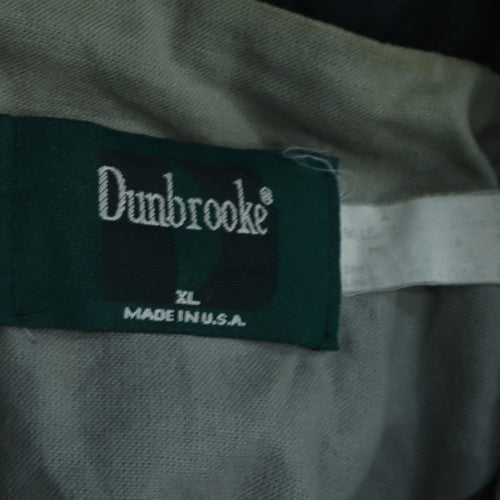 Dunbrooke Mens Black XL Sports Coach Jacket with Logo