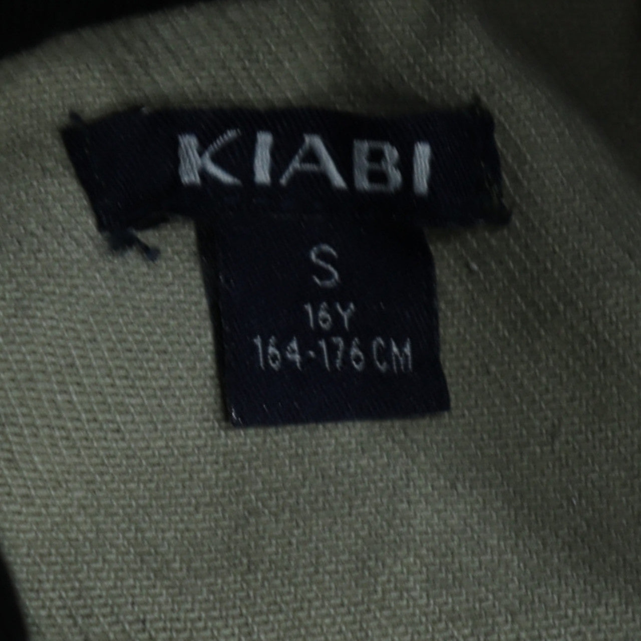 Kiabi Boys Green Camouflage Hooded Button Jacket Size 16 Years