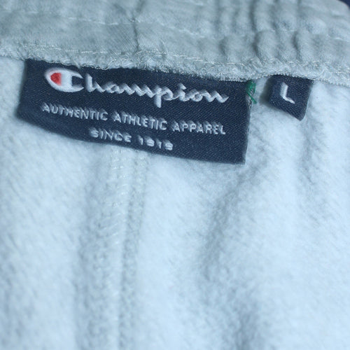 Champion Mens Grey L Sweatpants Joggers Elastic Waist Athletic Trousers