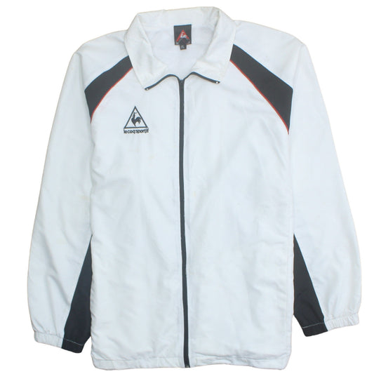 Le Coq Sportif Men's White XL Full Zip Sports Sweatshirt