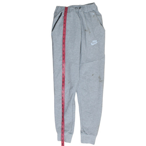 Nike Men's Grey Small Jogger Sweatpants with Elastic Waist and Pockets