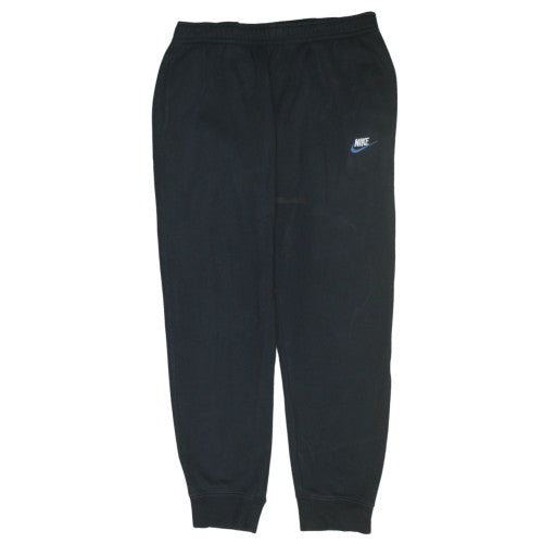 Nike Men's Black Fleece Jogger Sweatpants L Regular Fit Activewear