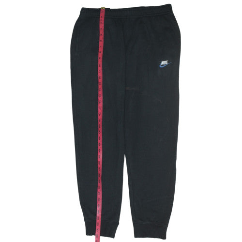 Nike Men's Black Fleece Jogger Sweatpants L Regular Fit Activewear