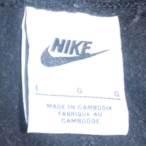 Nike Men's Black Fleece Jogger Sweatpants L Regular Fit Activewear