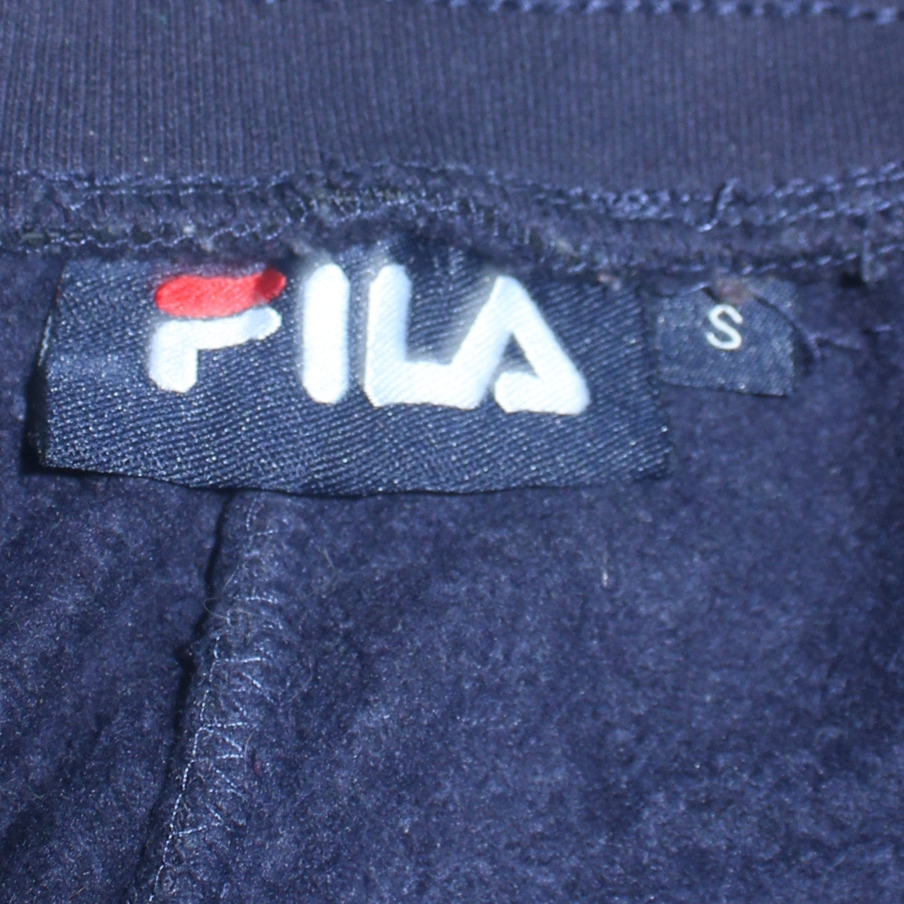 FILA Men's Black Jogger Sweatpants Small - Logo Side Stripe