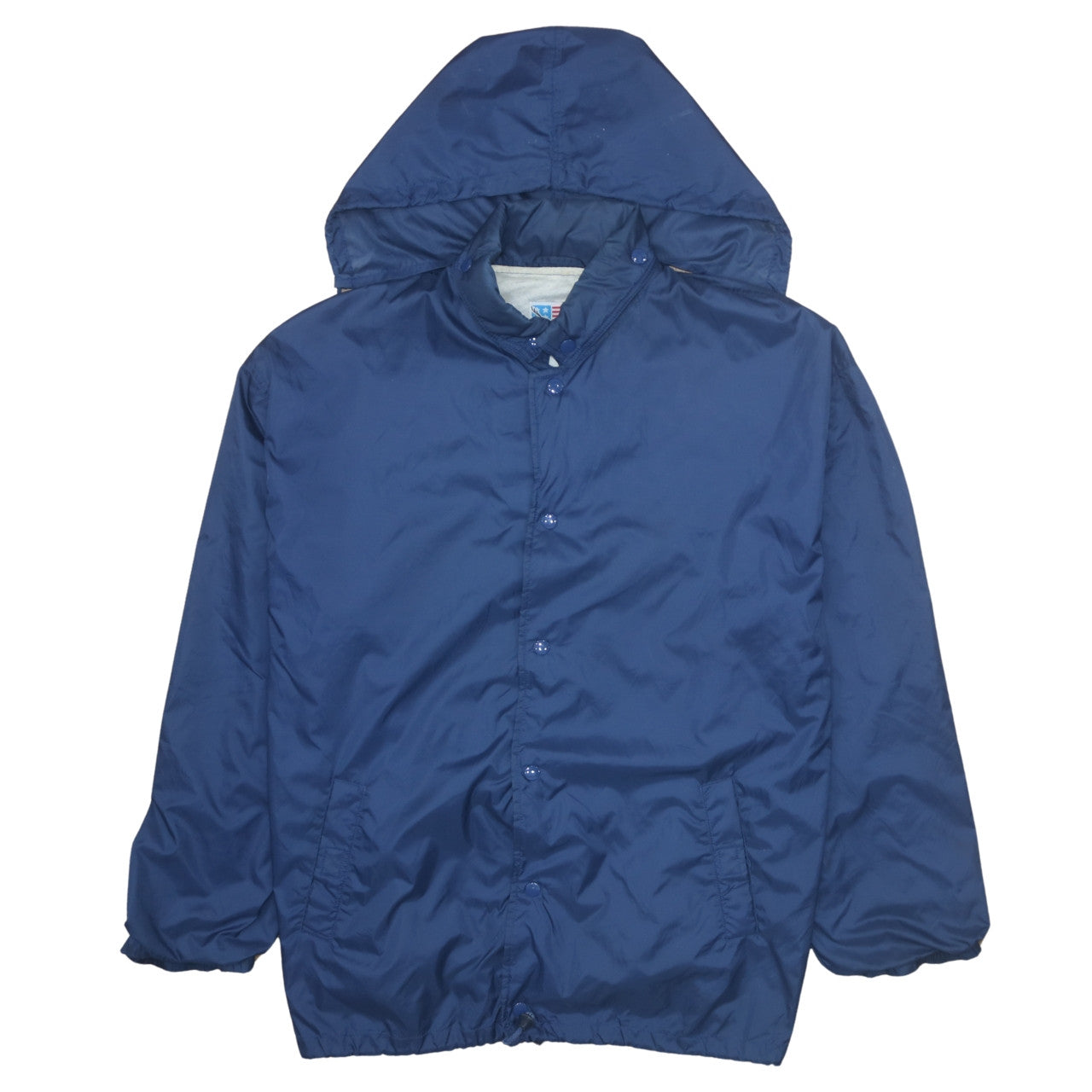 Free Wear Men's Blue XL Hooded Waterproof Windbreaker Jacket