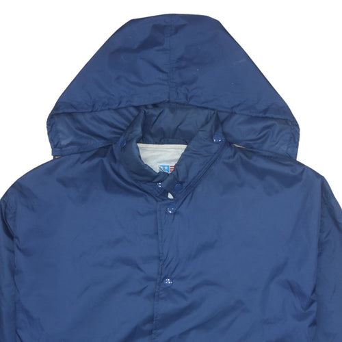 Free Wear Men's Blue XL Hooded Waterproof Windbreaker Jacket