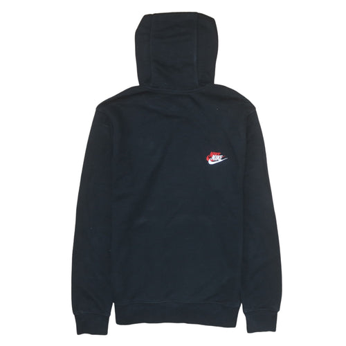 Nike Mens Black Pullover Hoodie M Logo Fleece Sportswear