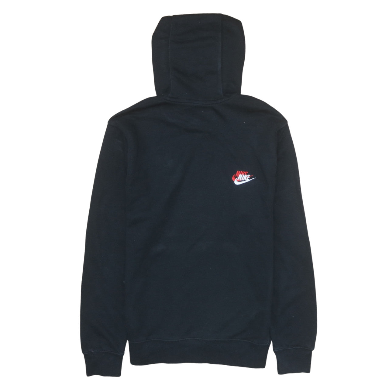 Nike Mens Black Pullover Hoodie M Logo Fleece Sportswear