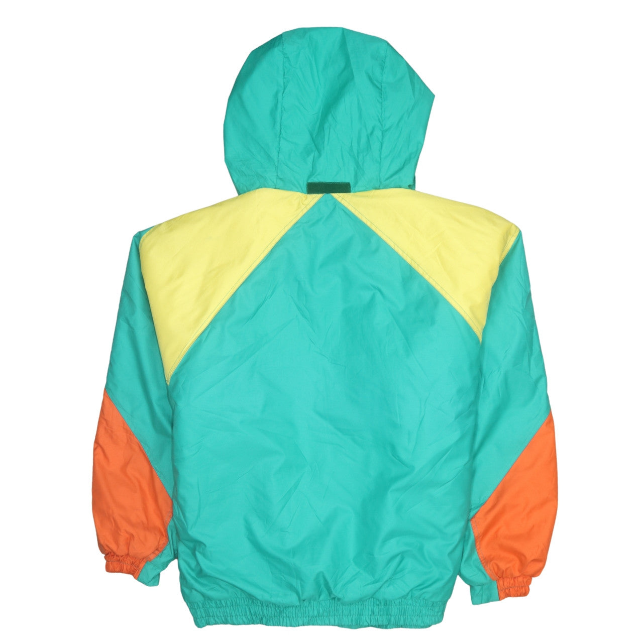 K-Way Men's Multicoloured XL Retro Hooded Puffer Jacket
