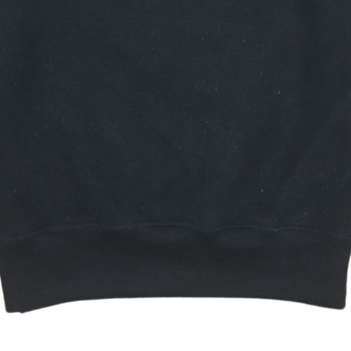 Nike Men's Black Pullover Sweatshirt Size M Crew Neck Logo Sportswear