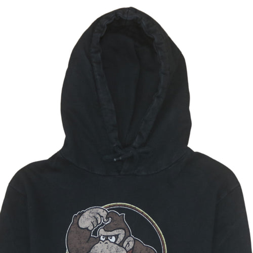 Nintendo Donkey Kong Black Pullover Men’s Hoodie Size M