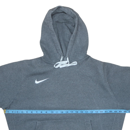 Nike Men's Grey Pullover Hoodie Medium Fleece Sportswear