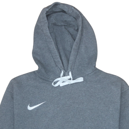 Nike Men's Grey Pullover Hoodie Medium Fleece Sportswear