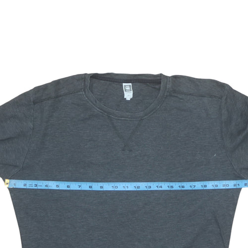G-Star RAW Men's Grey Crew Neck Pullover Sweatshirt Size M