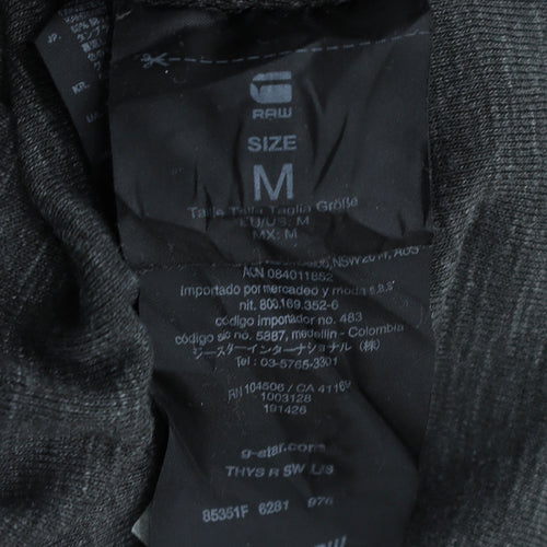 G-Star RAW Men's Grey Crew Neck Pullover Sweatshirt Size M