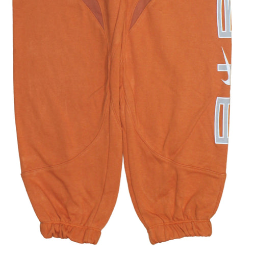 Nike Air Men's Orange Jogger Sweatpants XS Drawstring Elastic Waist Athleticwear
