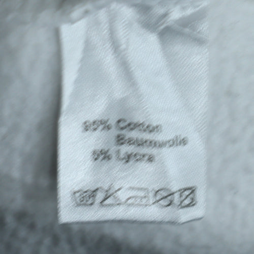 Nike Men's White Pullover Hoodie M Sports Logo Fleece Sweatshirt