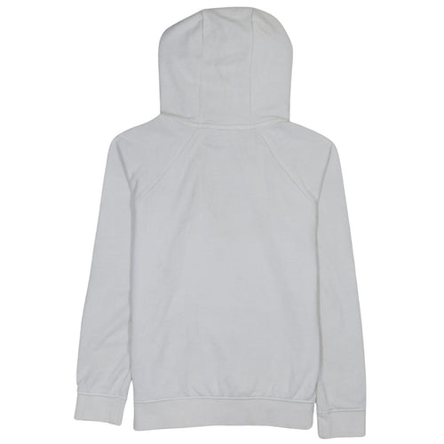 Nike Men White Pullover Hoodie Small Graphic Logo Sportswear