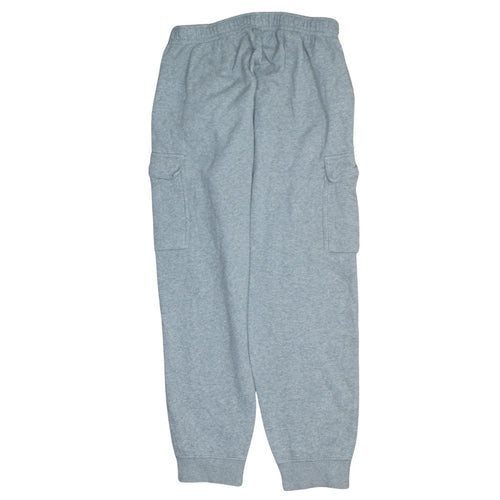 Nike Men's Grey Fleece Jogger Cargo Sweatpants Size L