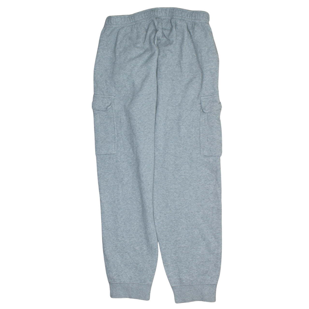 Nike Men's Grey Fleece Jogger Cargo Sweatpants Size L