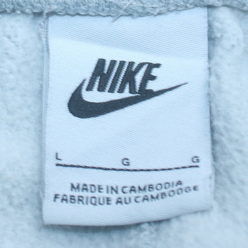 Nike Men's Grey Fleece Jogger Cargo Sweatpants Size L