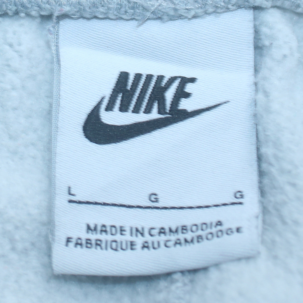 Nike Men's Grey Fleece Jogger Cargo Sweatpants Size L