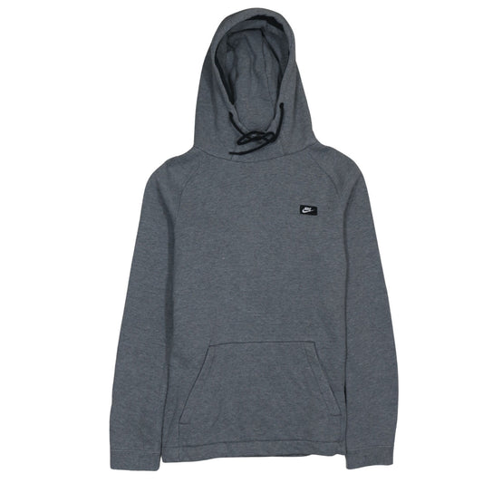 Nike Men's Grey Pullover Hoodie Small Fleece Regular Fit