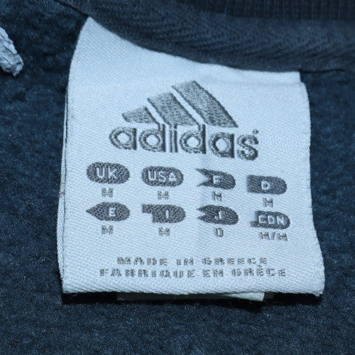 Adidas Mens Black M Crew Neck Pullover Sweatshirt Classic Logo Style