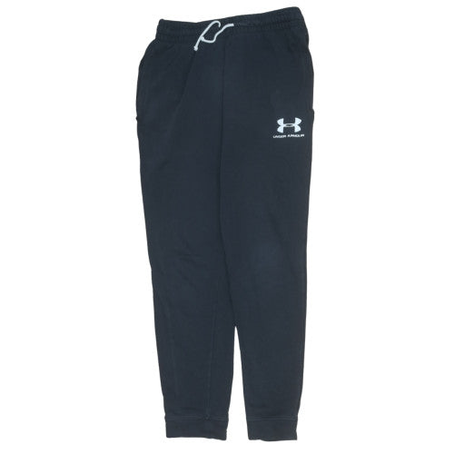 Under Armour Men's Black Medium Jogger Sweatpants Elastic Waist