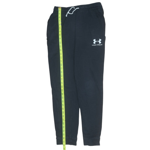 Under Armour Men's Black Medium Jogger Sweatpants Elastic Waist