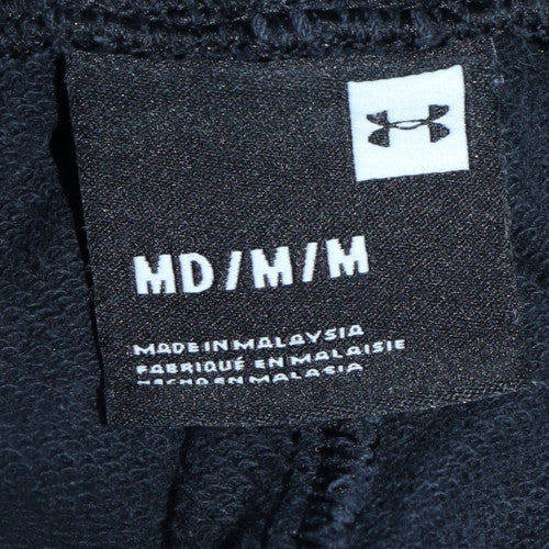 Under Armour Men's Black Medium Jogger Sweatpants Elastic Waist