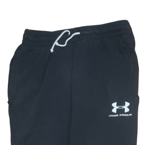 Under Armour Men's Black Medium Jogger Sweatpants Elastic Waist