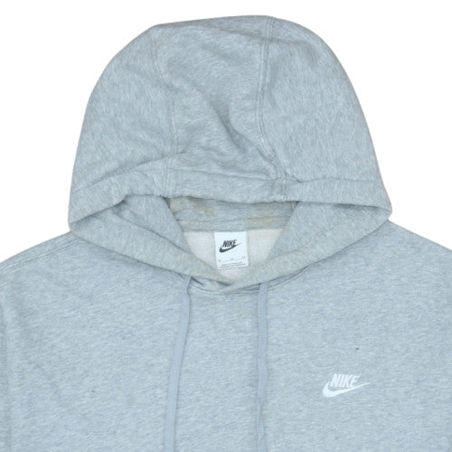 Nike Men's Grey XL Pullover Hoodie Fleece Regular Fit Sportswear