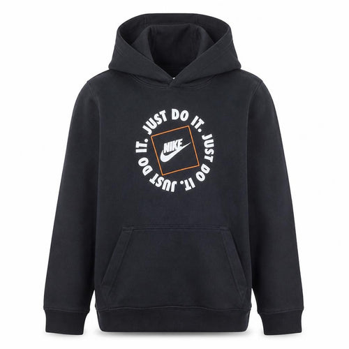 Nike Men's Black Pullover Hoodie L Classic Fit Sports Graphic