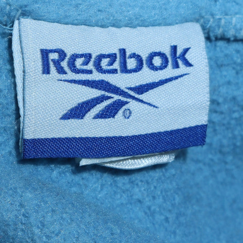 Reebok Mens Blue Small Pullover Sweatshirt Crew Neck Logo Retro